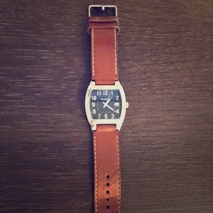 Fossil Leather Band Watch